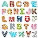 MOWPOG Magnetic Letters 26 Animal Alphabet Magnets Fun Preschool Learning Toy Large Fridge Magnets for Spelling Games Ideal Educational Gift for Toddlers Uppercase Letter - Image 3