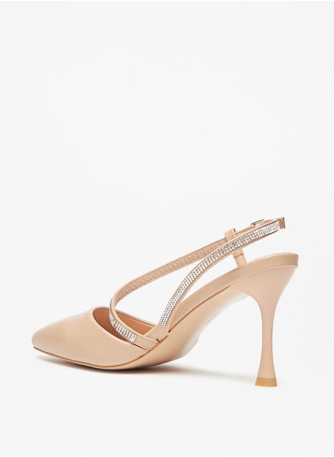 Flora Bella By Shoexpress - Women's Embellished Pumps with Buckle Closure and Stiletto Heels - Image 1