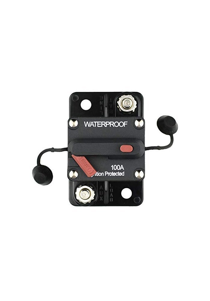Cllena 100 Amp Waterproof Circuit Breaker with Manual Reset for 12V - 48V DC Systems - Image 3