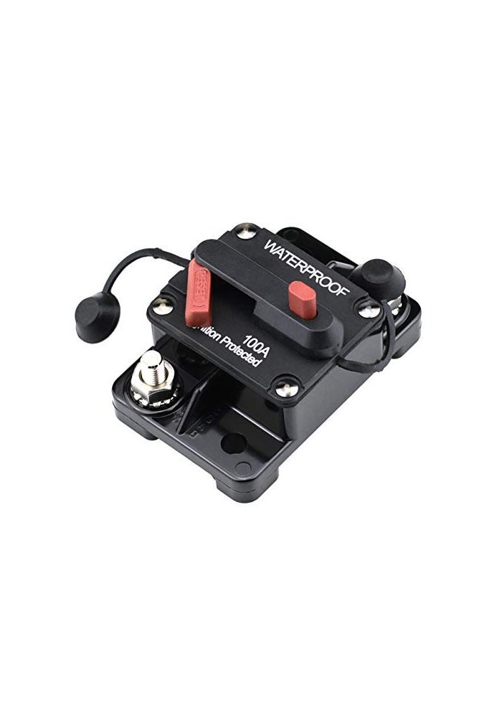Cllena 100 Amp Waterproof Circuit Breaker with Manual Reset for 12V - 48V DC Systems - Image 4