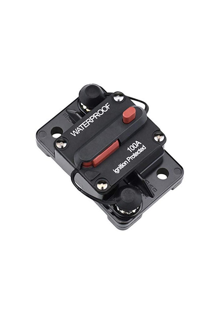 Cllena 100 Amp Waterproof Circuit Breaker with Manual Reset for 12V - 48V DC Systems - Image 5