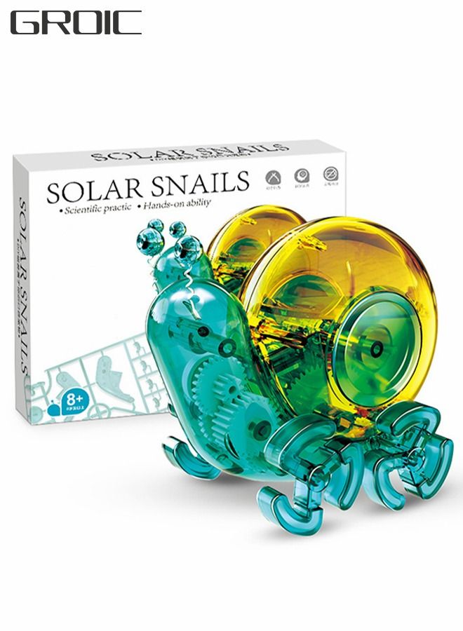 GROIC Solar Robot Toys, Snail Walking DIY Building Toys Experiment Science Kits for Kids, STEM Learning and Education System Kids- Assembly - Image 1