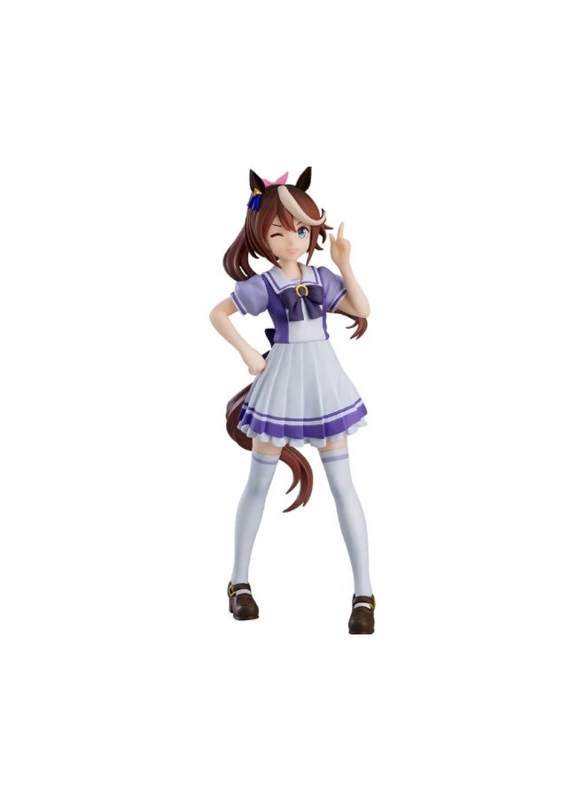 GOOD SMILE COMPANY Umamusume: Pretty Derby Tokai Teio School Uniform Ver. Pop Up Parade Figure by Good Smile Company 