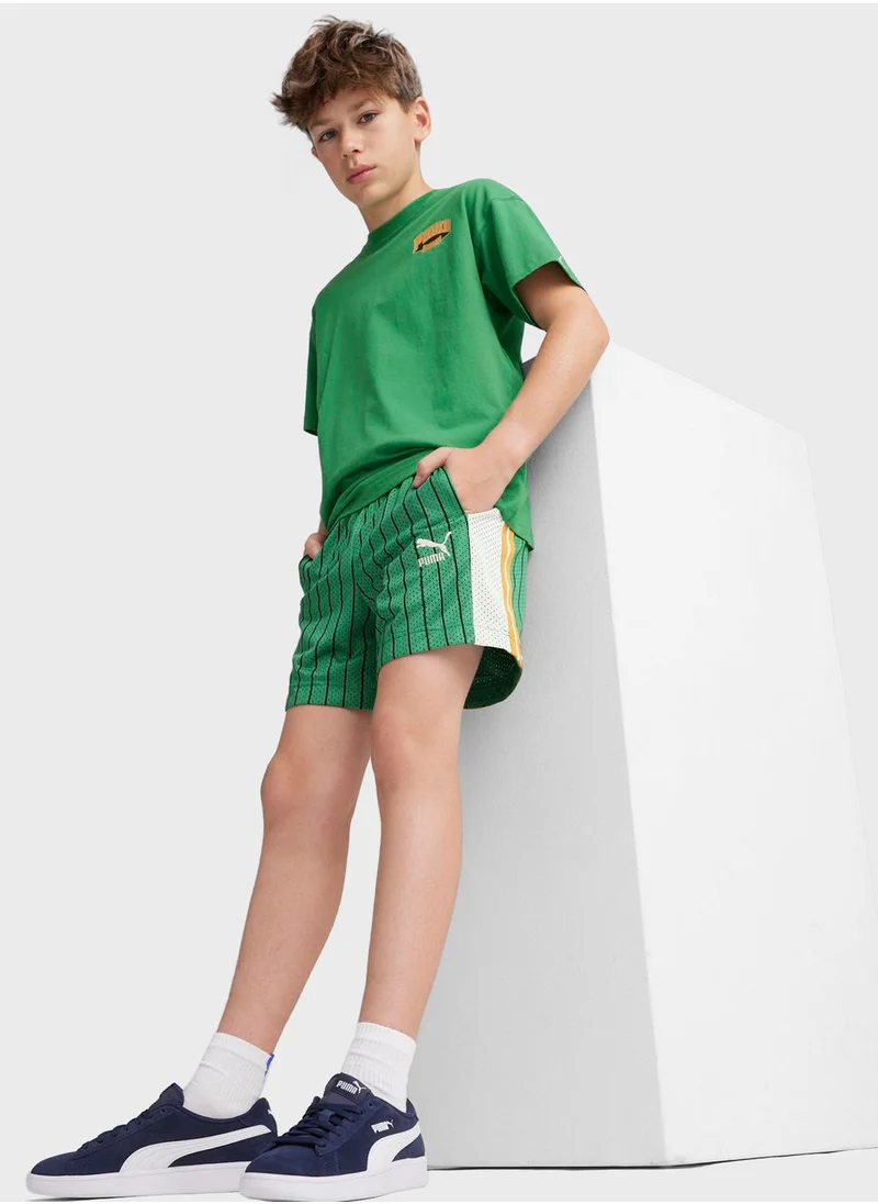 PUMA Kids T7 For The Fanbase Mesh Shorts