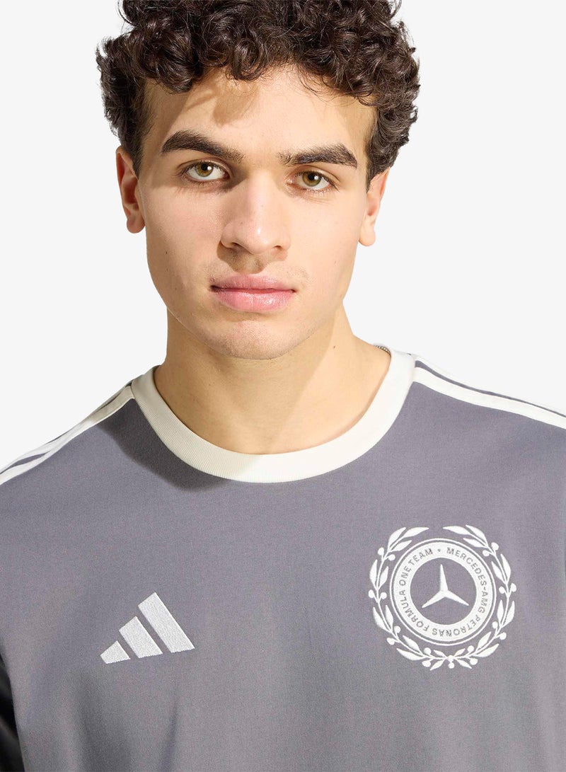 Adidas Mercedes Silver Arrows Icon T-Shirt - Image 4