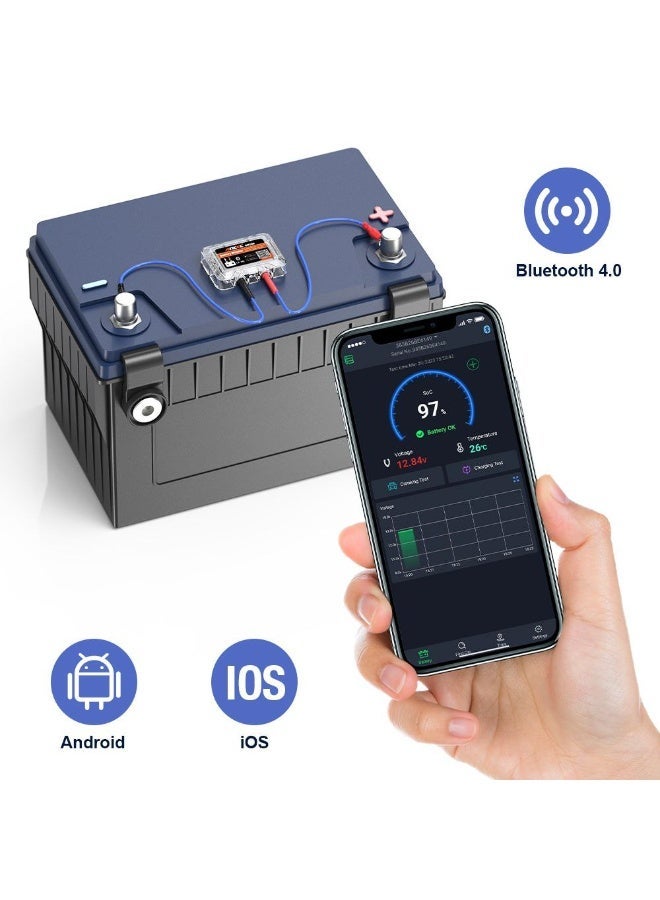 Ancel Wireless online battery life monitor for instant monitoring of battery power and voltage in car, home, and solar batteries. - Image 1