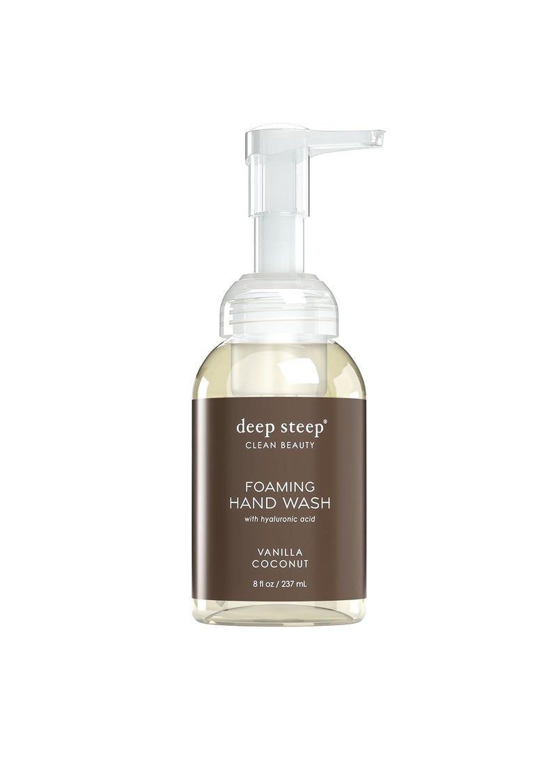 Deep Steep Deep Steep Foaming Hand Wash 8oz Vanilla Coconut 
