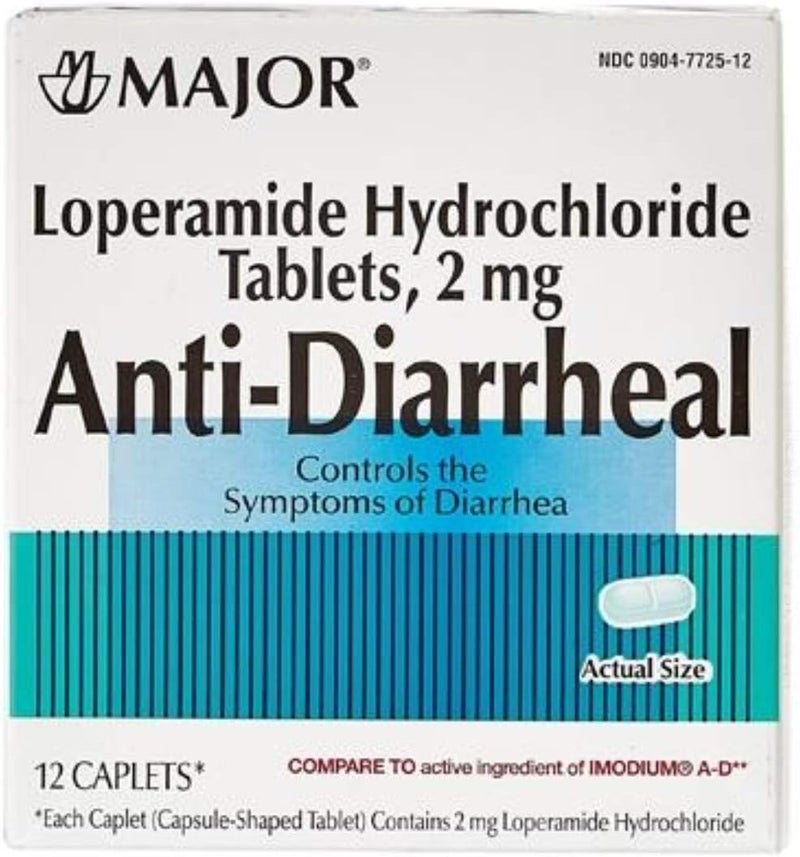 MAJOR AntiDiarrheal Loperamide 2 mgBlister Packed Capsules 12 - Image 1