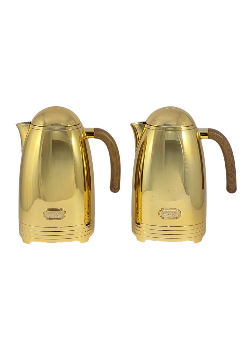 Homemaker Flask 1/1L 2 Pieces Stainless Steel Flask Set – Premium Flasks for Hot and Cold Beverages | Durable and Insulated Design - Image 3