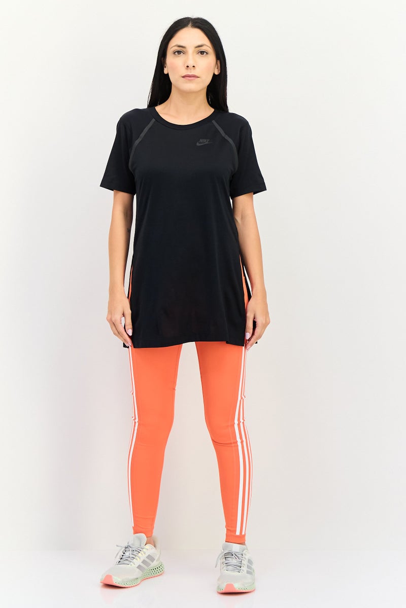 Nike Women Sportswear Fit Short Sleeve Training T-Shirt, Black - Image 4