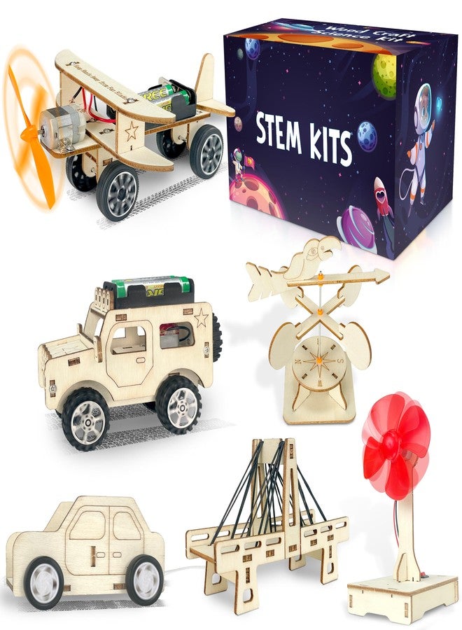 LINAYE 24 Packs STEM Kits for Kids, 6 in 1 Treasure Box Toy Stem Projects Crafts for Kids Age 8-12 Valentines Gifts for Classroom School Science Party Favors for Boys Girls Ages 8 9 10 11 12 Years Old - Image 1