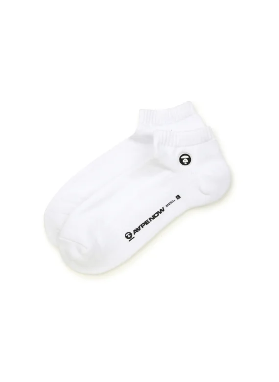 AAPE AAPENOW moonface logo socks