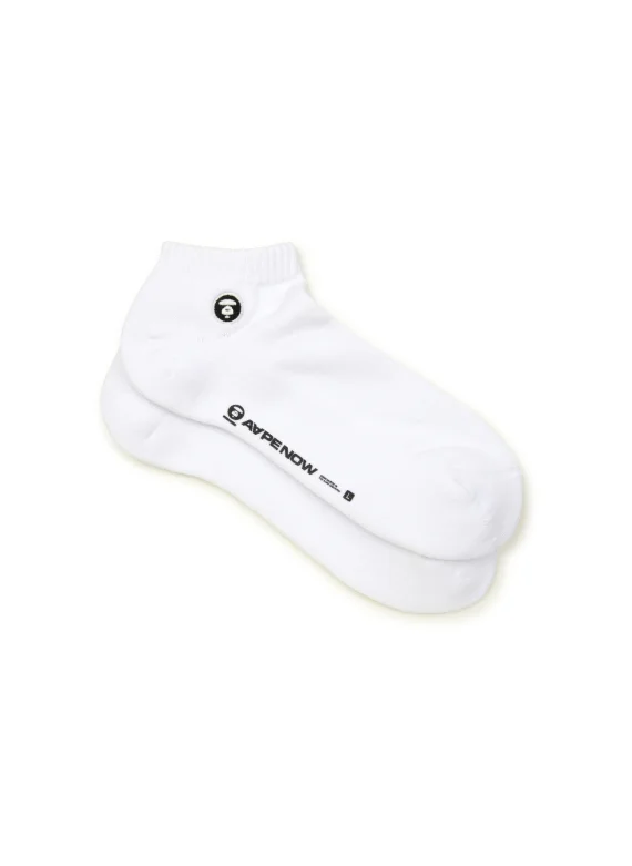 AAPE AAPENOW moonface logo socks