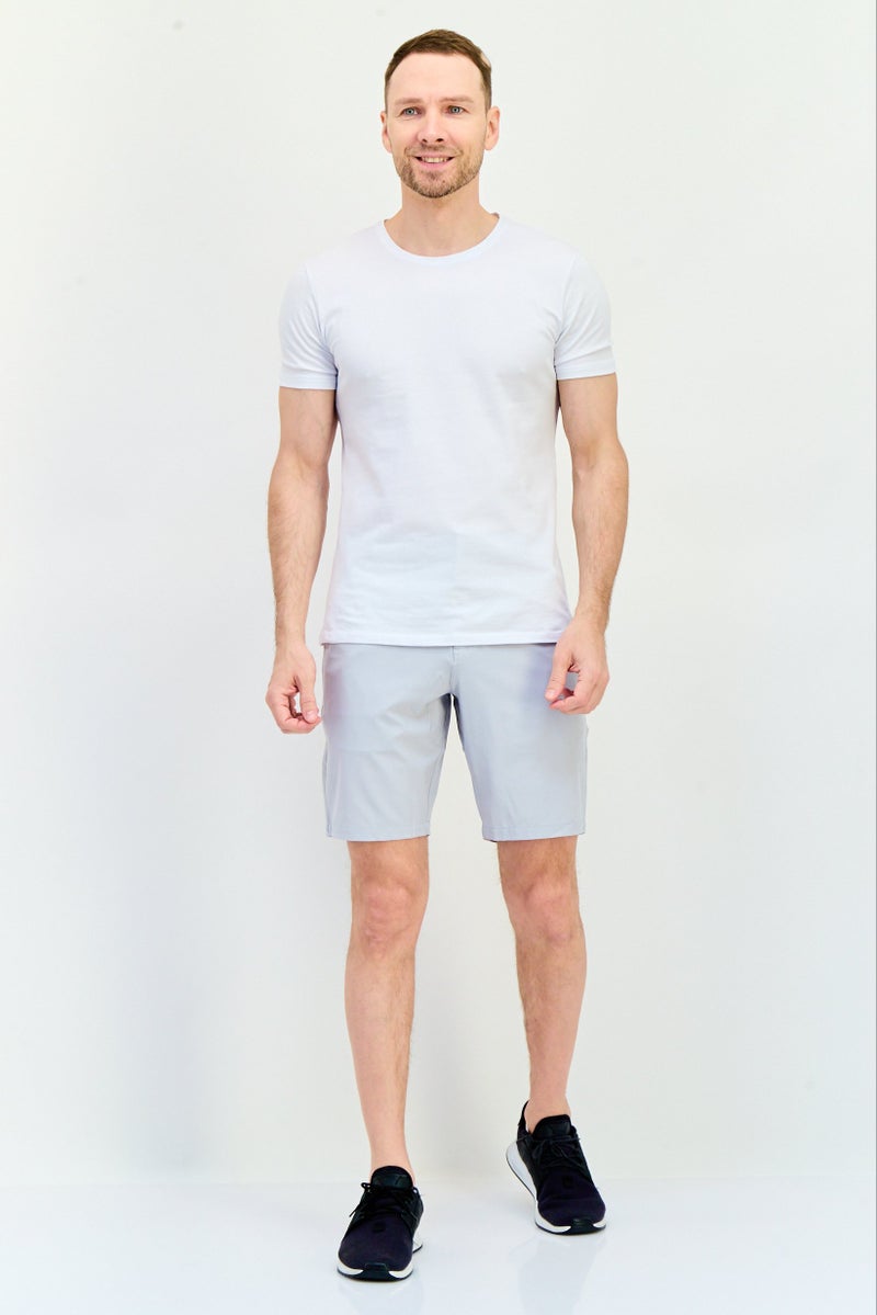 PUMA Men Sportswear Fit 9 Inseam Golf Shorts, Grey  - Image 4