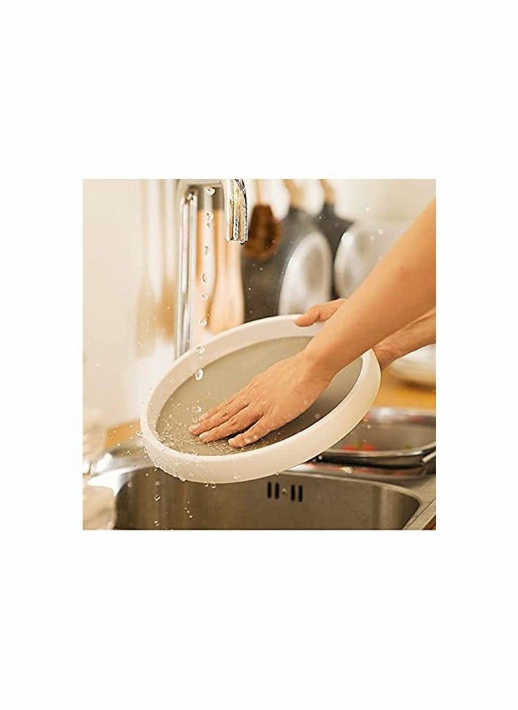 Excefore - Pantry Cabinet Lazy Susan Turntable Non-slip Lining Kitchen Storage Turntable - Image 1