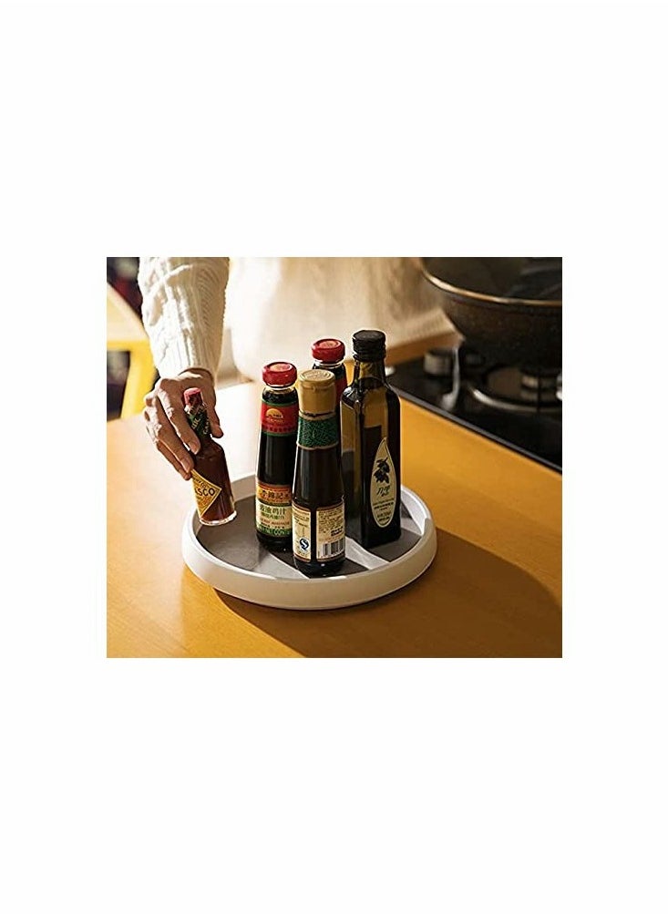 Excefore - Pantry Cabinet Lazy Susan Turntable Non-slip Lining Kitchen Storage Turntable - Image 1