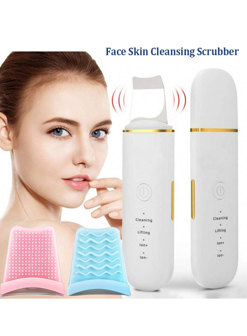 YOUGE Face Skin Cleansing Scrubber White,Skin Scrubber,Cleanser and Blackhead Remover Pores Cleaning Wrinkle Remover Skin Care - Image 1