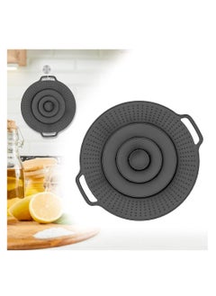 SYOSI Spill Stopper, Lid Cover Silicone Spill Stopper, Reusable Boil Over Spill Stopper Lid, Multifunctional Overflow Stopper Lid for Pans and Pots Boil Kitchen Over Safeguard (11.8 Inch)  - Image 1