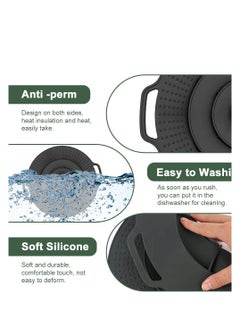 SYOSI Spill Stopper, Lid Cover Silicone Spill Stopper, Reusable Boil Over Spill Stopper Lid, Multifunctional Overflow Stopper Lid for Pans and Pots Boil Kitchen Over Safeguard (11.8 Inch)  - Image 4