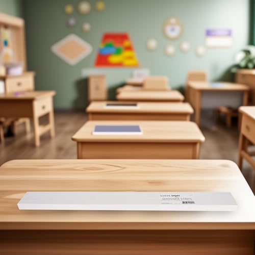 School Smart Ruled Sentence Strips, 3 x 24 Inches, White, Pack of 100,6471 - Image 2