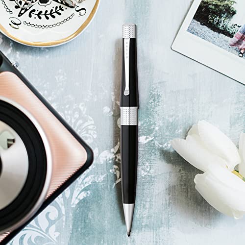 Cross Beverly Refillable Ballpoint Pen, Medium Ballpen, Includes Premium Gift Box - Black Lacquer - Image 2