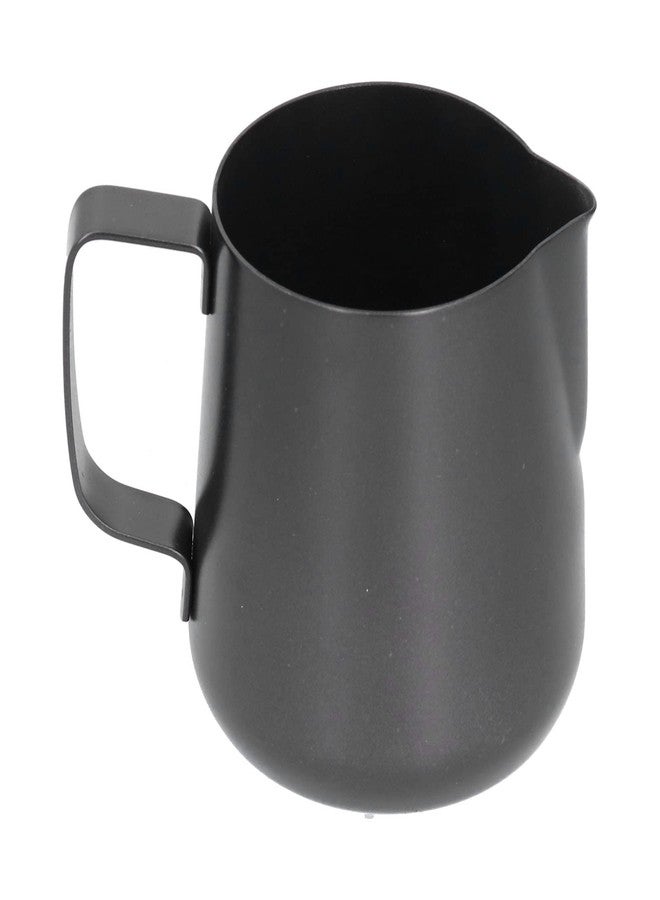 Haofy Milk Frothing Pitcher, Coffee Milk Frothing Pitcher Cup 10oz Stainless Steel Milk Steaming Pitcher Coffee Latte Frother Cup Barista Tools for Coffee Bar(350ML) - Image 1