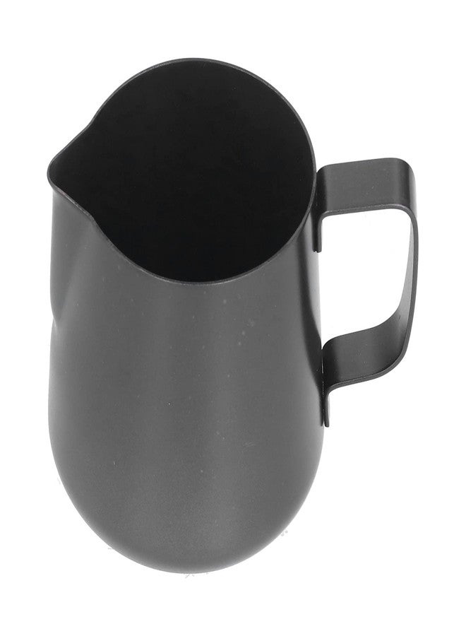 Haofy Milk Frothing Pitcher, Coffee Milk Frothing Pitcher Cup 10oz Stainless Steel Milk Steaming Pitcher Coffee Latte Frother Cup Barista Tools for Coffee Bar(350ML) - Image 5