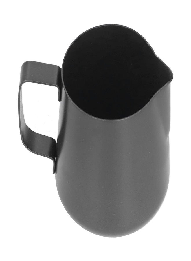Haofy Milk Frothing Pitcher, Coffee Milk Frothing Pitcher Cup 10oz Stainless Steel Milk Steaming Pitcher Coffee Latte Frother Cup Barista Tools for Coffee Bar(350ML) - Image 3