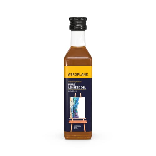 Aeroplane - Linseed Oil For Artists - Premium Art Supply (240 ML) - Image 1