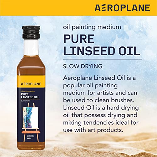 Aeroplane - Linseed Oil For Artists - Premium Art Supply (240 ML) - Image 4