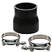 UHANBUT 25 to 3 Silicone Reducer Intercooler Tube Kit with TBolt Clamps Universal 4Ply Reinforced Straight Coupler Hose Vehicle Intake Piping Accessories - Image 2