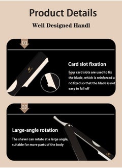 ماكينة حلاقة للرجال، ماكينة حلاقة قابلة للطي من الفولاذ المقاوم للصدأ على الطراز القديم، يمكن استخدامها للحلاقة وتشذيب الحاجبين وتشذيب الوجه، ومناسبة لصالونات التجميل والعائلات - pzsku/Z43D2693B66382FEA193FZ/45/_/1727604282/b34a212b-ffb7-48a0-b021-2162871f67d2