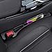 FOLUMAD Car Seat Gap Filler 2 Pack NoDrop Seat Side Gap Seam Filler Organizer with Phone Holder Universal Fit Fill The Gap Between Seat and Console Perfect for Car SUV Truck Black - Image 2