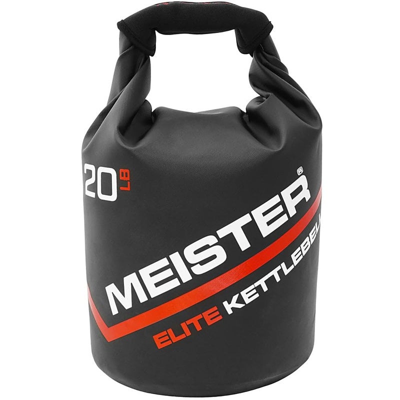 Meister Elite Portable Sand Kettlebell - Soft Sandbag Weight - 20lb / 9.0kg - Image 1