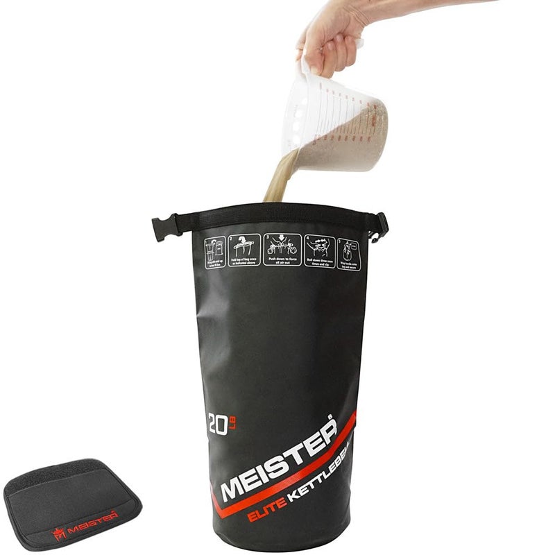 Meister Elite Portable Sand Kettlebell - Soft Sandbag Weight - 20lb / 9.0kg - Image 3