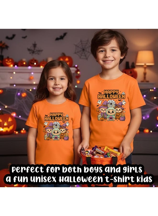 PRINTSHOP4ME Halloween T-Shirt For Boys Pumpkin Tshirt Boy Perfect For Halloween Thanksgiving Gift Ideal Souvenirs And Party Favors - Image 3
