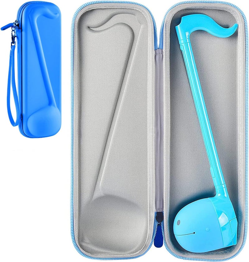 casmilee Case Compatible with Otamatone [English Edition] Japanese Electronic Musical Instrument Portable Synthesizer, Instrumental Music Toy Storage Holder for Otamatone Regular Size (Box Only) (Blue) - Image 1