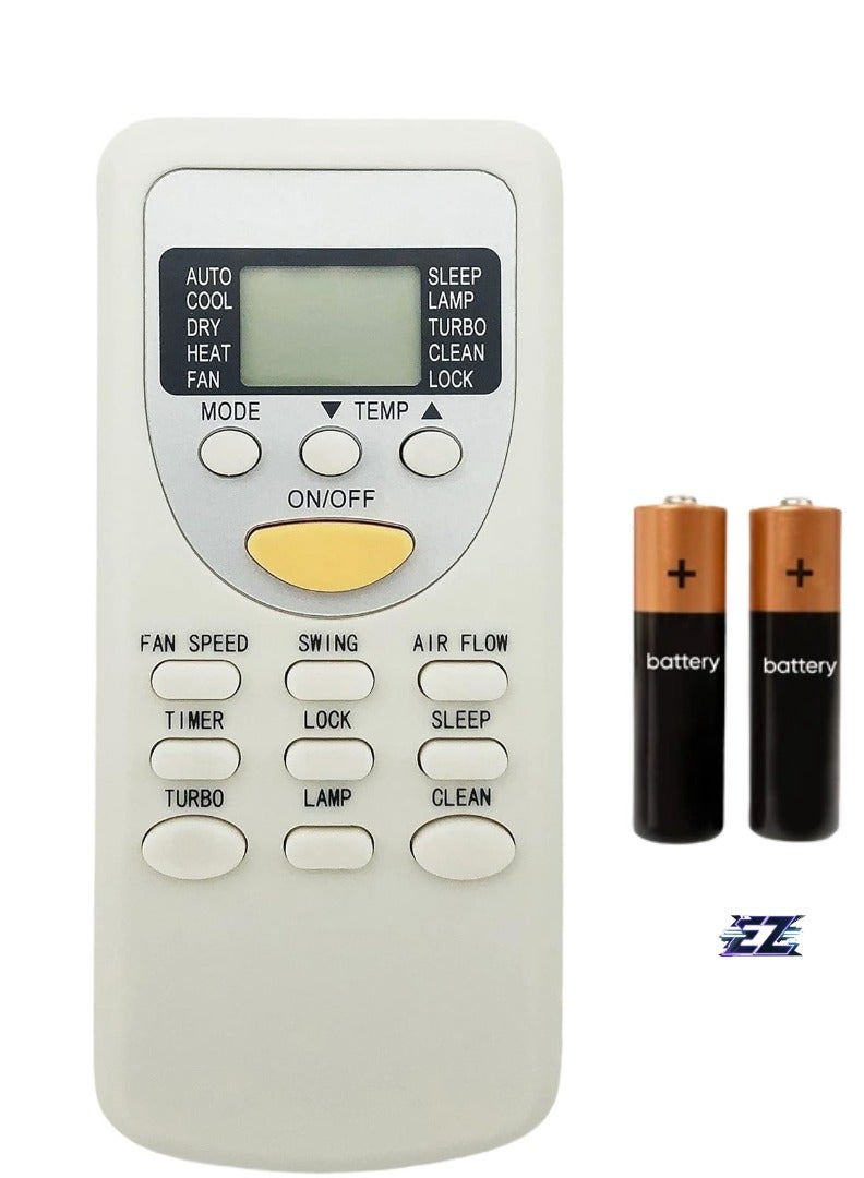 ELTRAZONE Replacement Compatible Universal Remote for Chigo Air Conditioner AC - Works with ZH/JT-03, ZH/JT-01, ZHJT03 Models, Celsius Display Only, No Fahrenheit Option, Battery Included - Easy-to-Use, Reliable Control for Your AC - Image 1