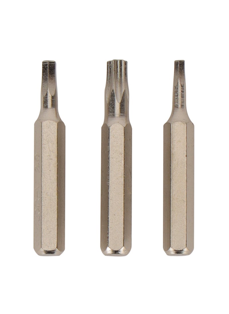 Epsilon - 21 Pieces Precision Screwdriver Bit Set- EPSRS1576/ Versatile and Highly Durable, Includes 19 4x28mm, Philips, Hex, Torx Bits, Slotted, 4 Connecting Rods and Screwdriver Handle - Image 1