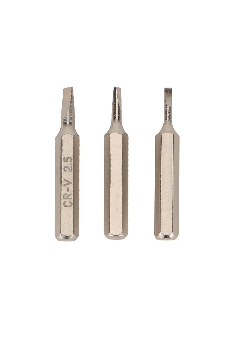 Epsilon - 21 Pieces Precision Screwdriver Bit Set- EPSRS1576/ Versatile and Highly Durable, Includes 19 4x28mm, Philips, Hex, Torx Bits, Slotted, 4 Connecting Rods and Screwdriver Handle - Image 1