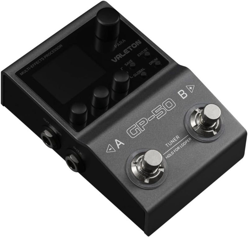 VALETON GP-50 - Multi-Effects Guitar Pedal with Amp Models, Cab Sims, FX, Looper, Tuner & USB Audio - Image 3