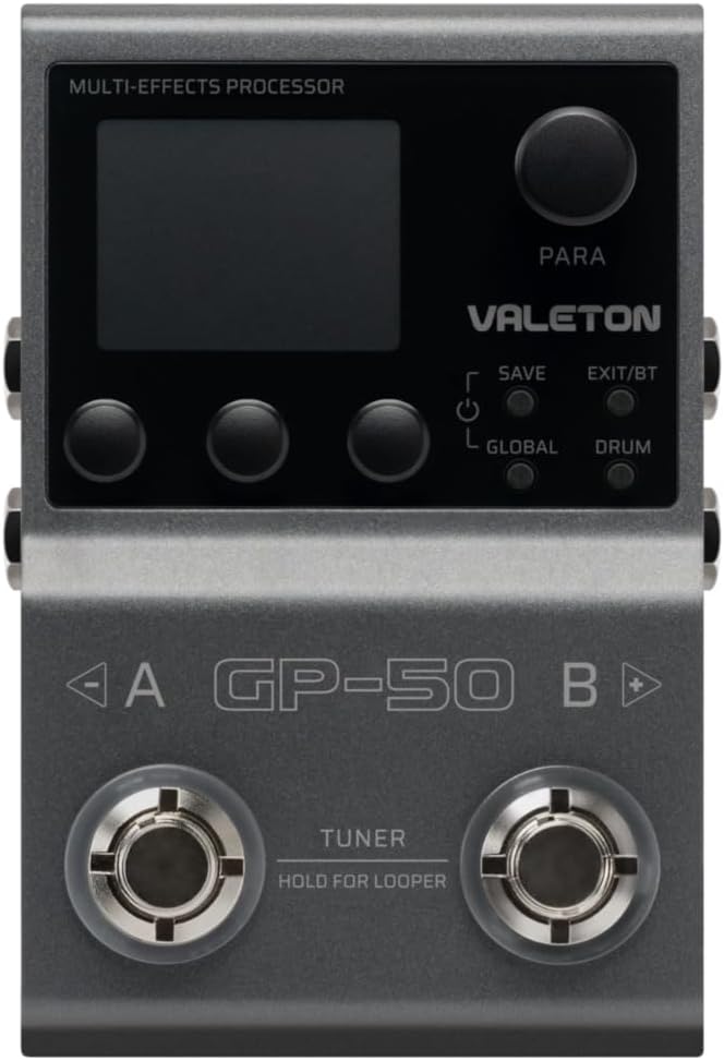 VALETON GP-50 - Multi-Effects Guitar Pedal with Amp Models, Cab Sims, FX, Looper, Tuner & USB Audio - Image 1