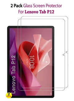 Lenovo Tab P12 2 Pack Premium Tempered Glass Screen Protector for Lenovo Tab P12