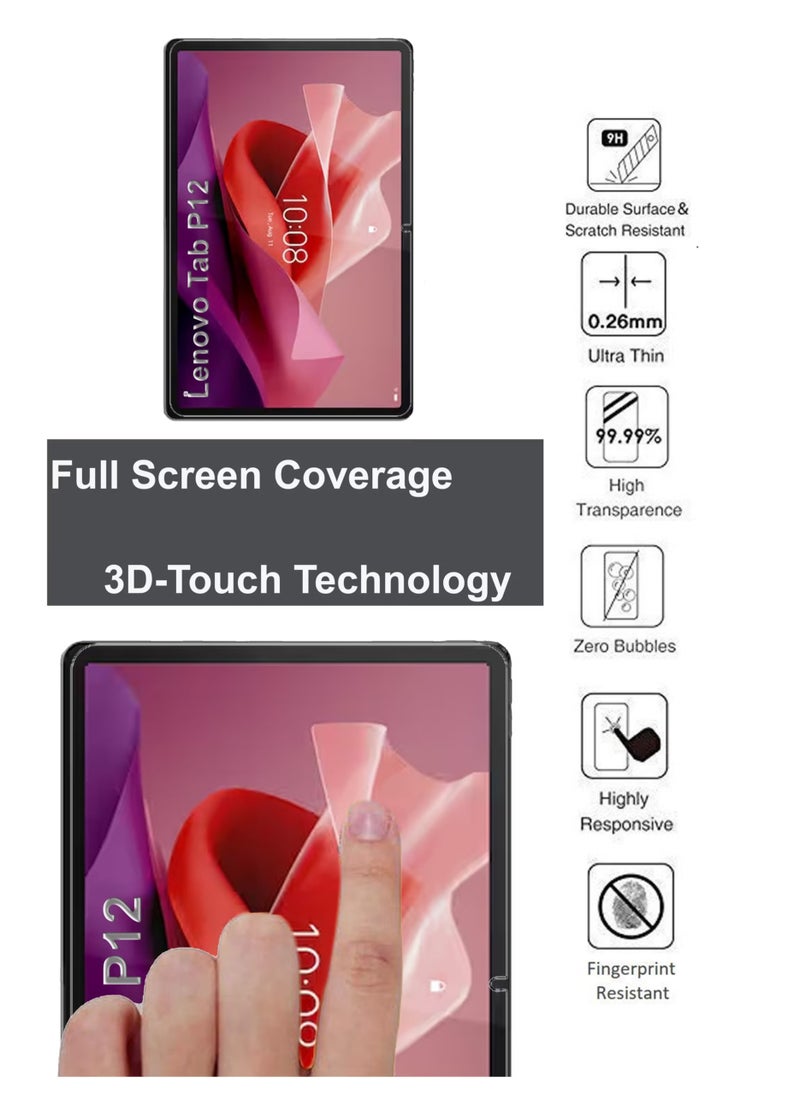 Generic - Lenovo Tab P12 2 Pack Premium Tempered Glass Screen Protector for Lenovo Tab P12 - Image 1