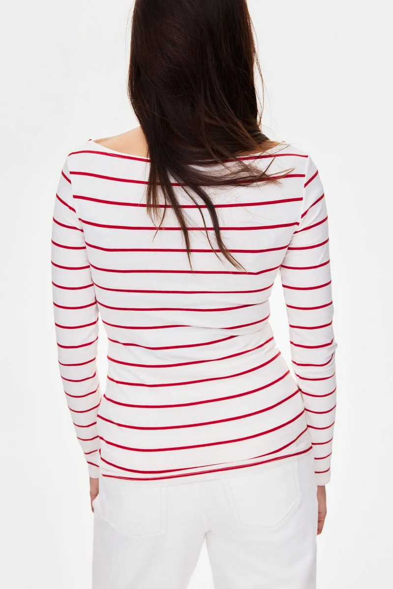 H&M  MAMA Boat-neck top for Women | Best Price UAE