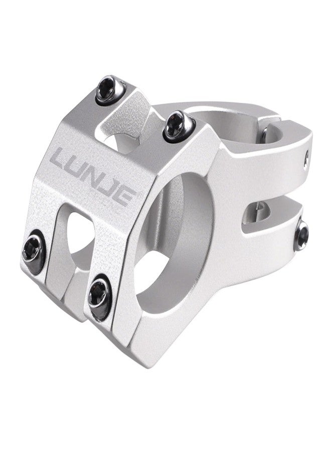 TRIWONDER Bike Stem 45mm Short Handlebar Stem 25mm.4 31.8mm Mountain Bike Stem for Most Bicycle, Road Bike, MTB, BMX, Fixie Gear, Cycling (Silver, 31.8 x 45mm) - Image 1