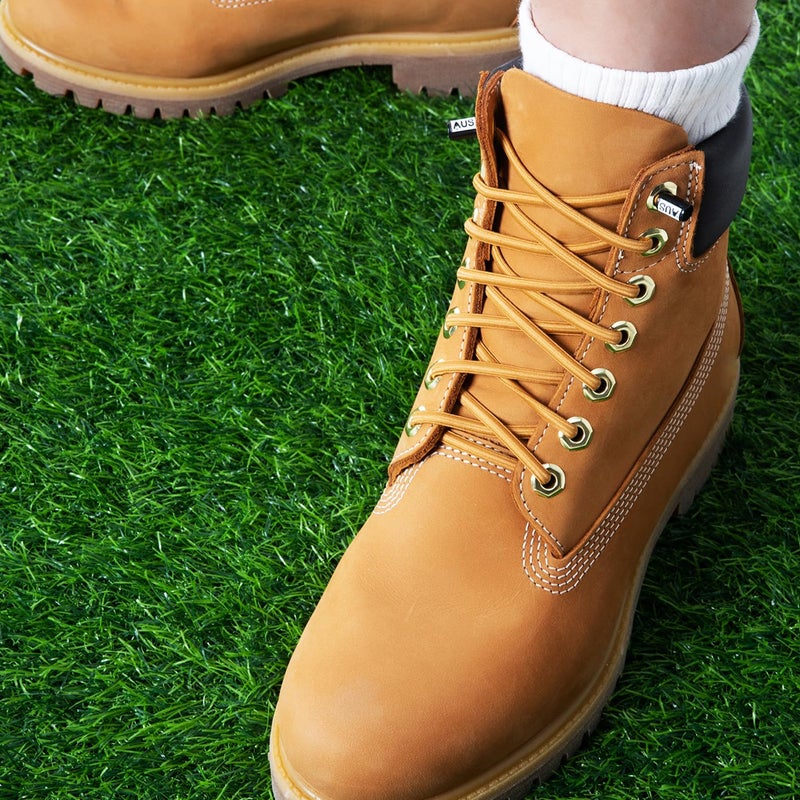 YLOKO 2 Pairs No Tie Elastic Shoelaces - Brown | Oval Tieless Shoe Laces | Stretch Shoe Strings for Adults & Kids Sneakers, Work Boots, Athletic Shoes - Image 3
