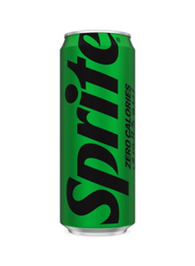 Sprite Zero Lemon Lime Carbonated Soft Drink Can 330ml - Image 2