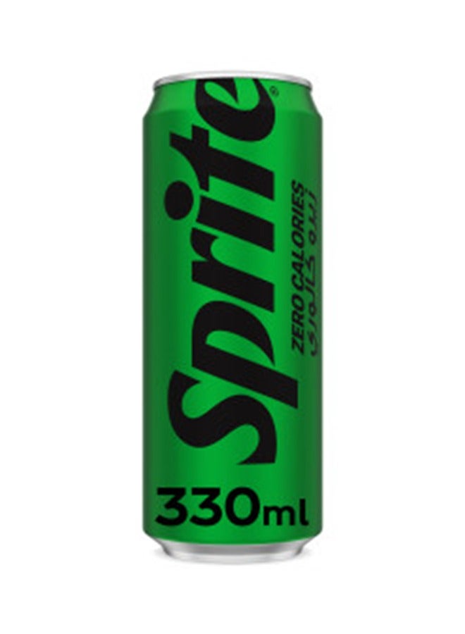 Sprite Zero Lemon Lime Carbonated Soft Drink Can 330ml - Image 1