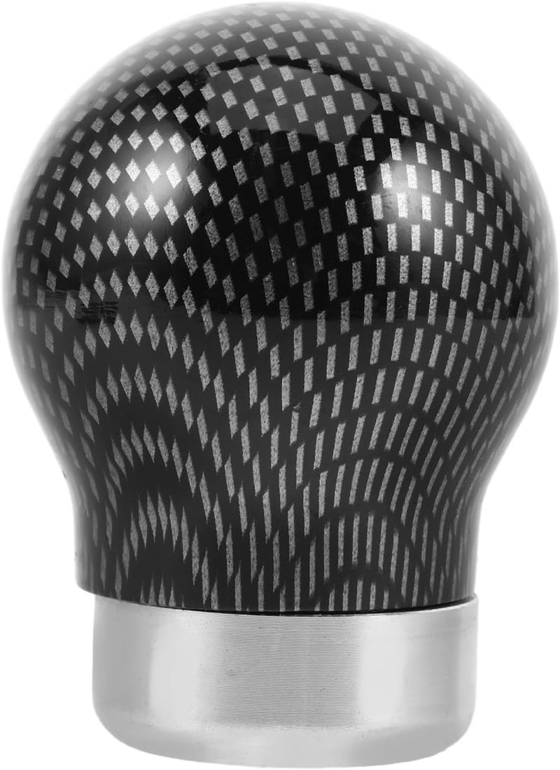Carbon Fiber Shift Knob Ball Manual Gear Shifting Knob Universal Short Throw Lightweight Automotive Replacement Part for Car Interior Upgrade - Image 1